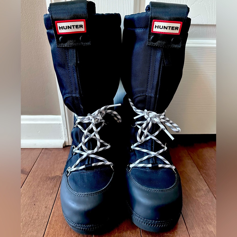 Hunter Chunky Insulated Winter Boots w Zip and Tie 6